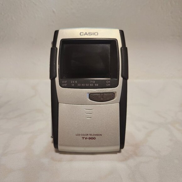 Casio TV-900B Mini Hand Held Television Battery Operated w/Pull-Out‎ Antenna - Picture 1 of 10